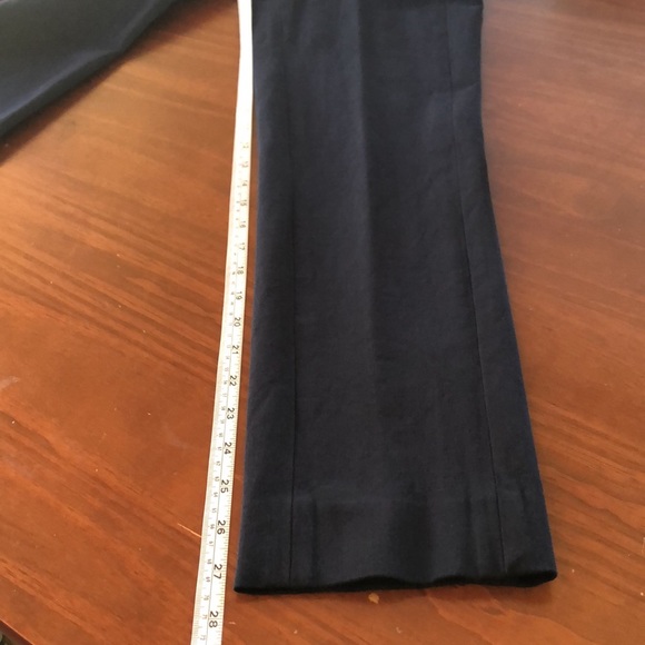 J. Crew Navy Blue Maddie Trouser Bi-Stretch Cotton Slim Straight Dress Pants - Picture 11 of 13